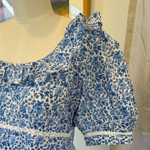 Pink City Prints Annie Mini Dress - Sky Rose - Picture 7 of 13